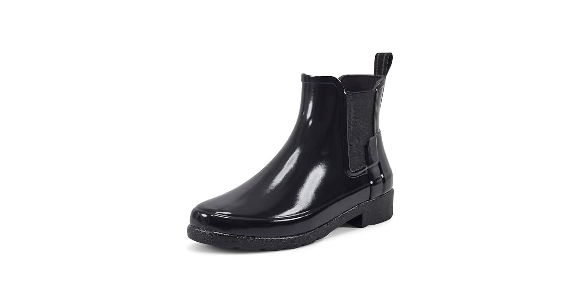 ☆HUNTER☆ WOMEN REFINED CHELSEA STITCH RAIN BOOTS BLACK WFS Amazon.com | Hunter Women's Refined Chelsea Gloss Boot